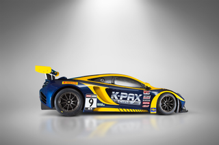 Illustration for article titled The K-PAX Racing McLaren 12C GT3 Is Blue And Gold Magnificence